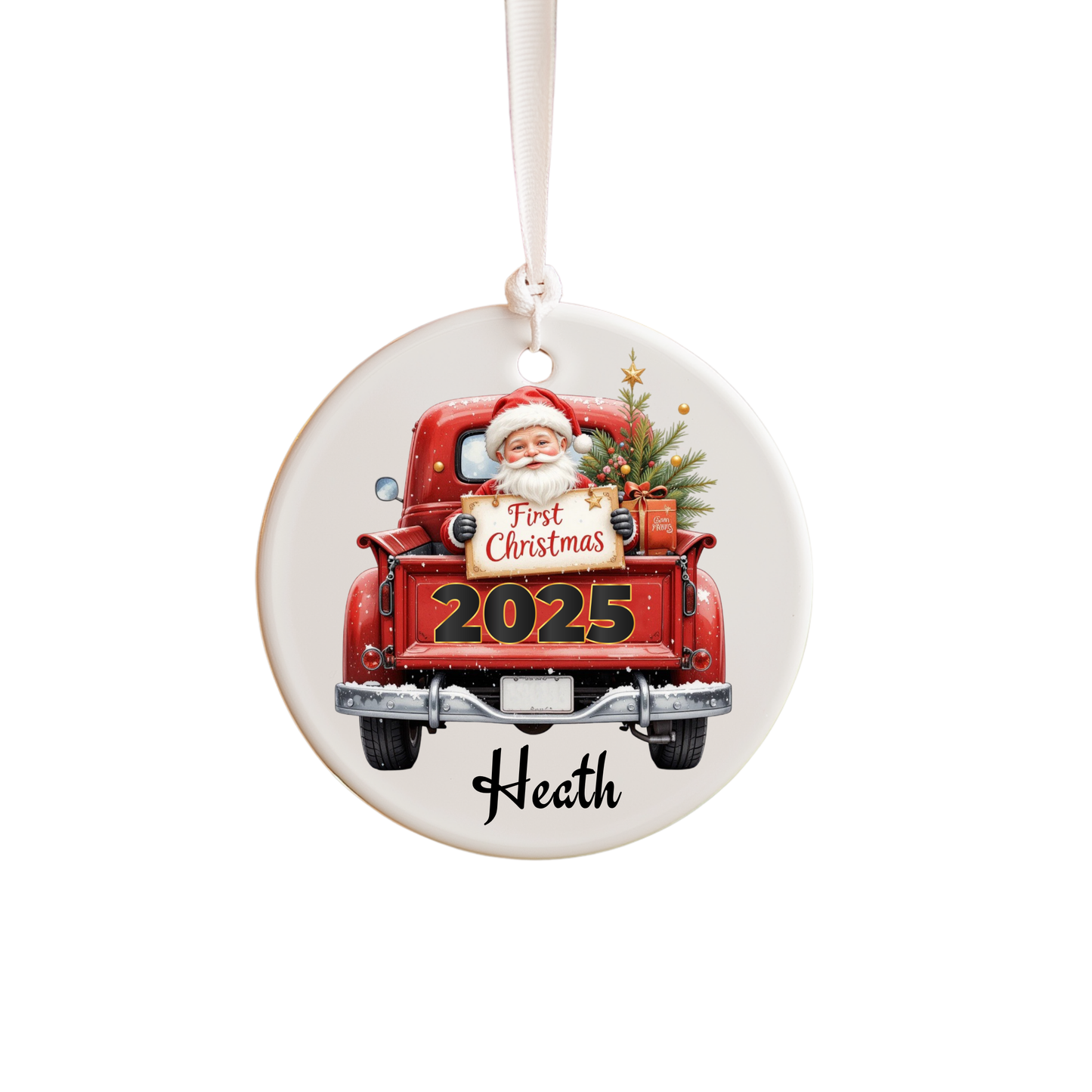 First Christmas Ornament - Santa in Ute