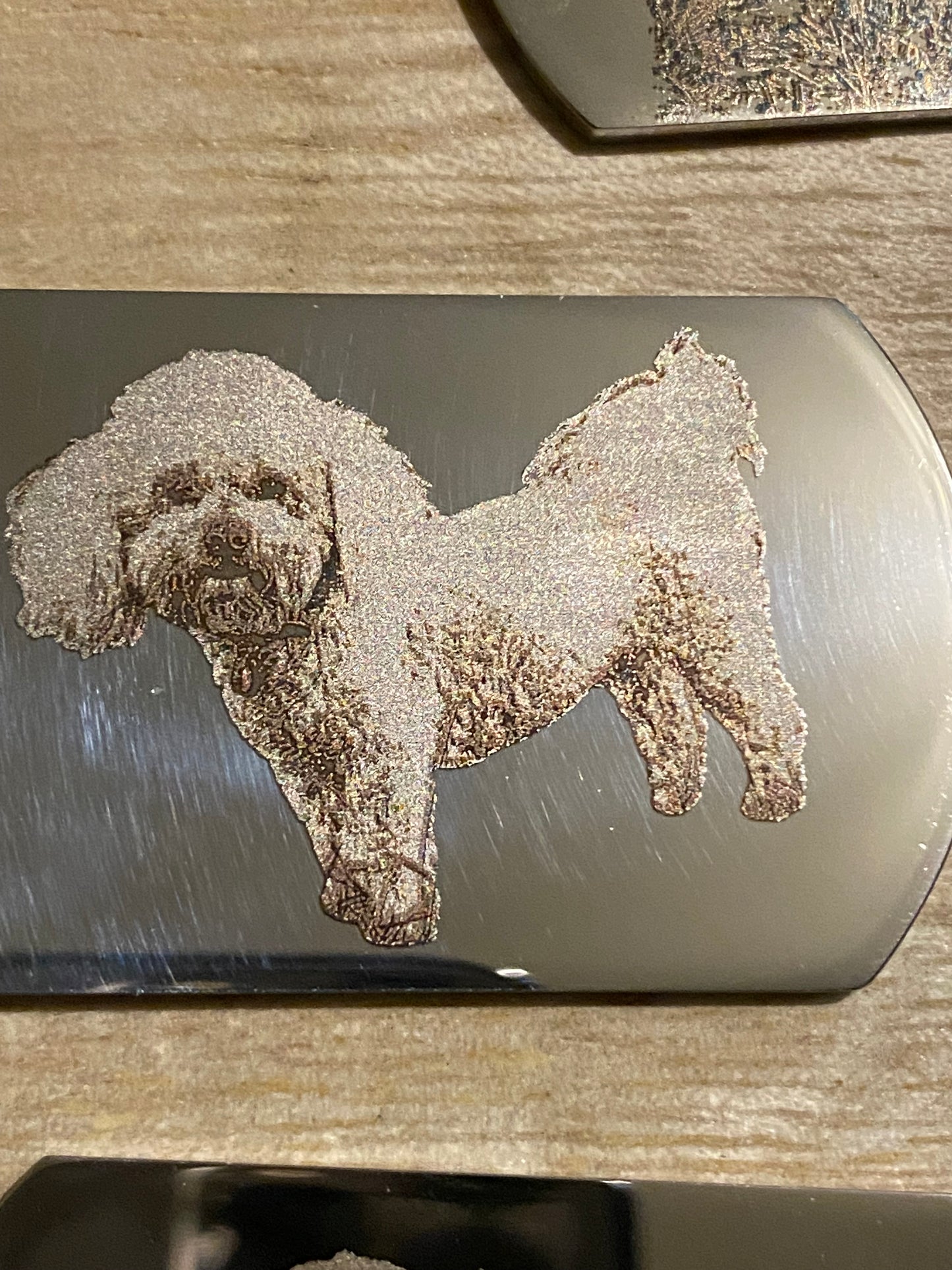 Engraved Pet Photo Keyring Pendant Australia