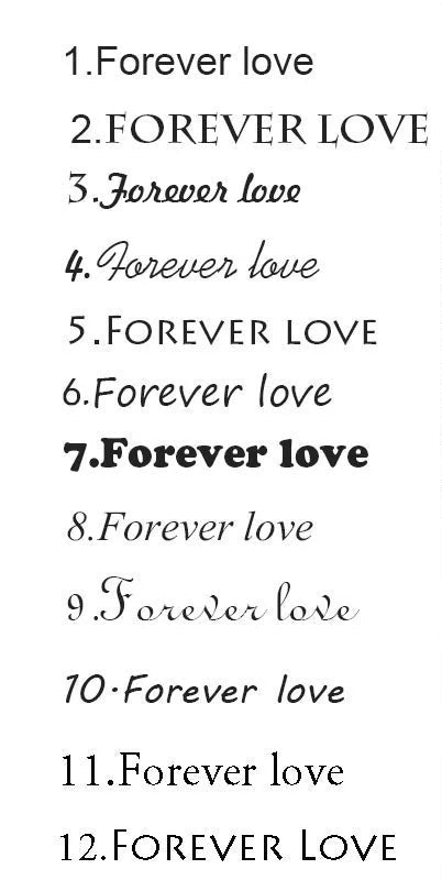 font options