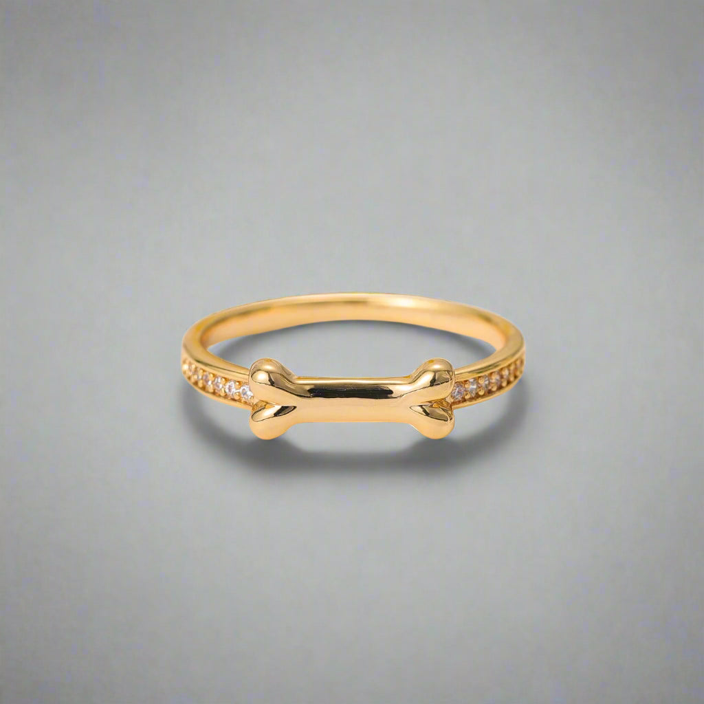 gold bone ring