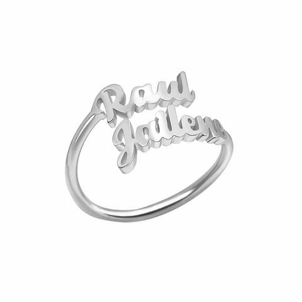 Custom 2 Name RingName Rings