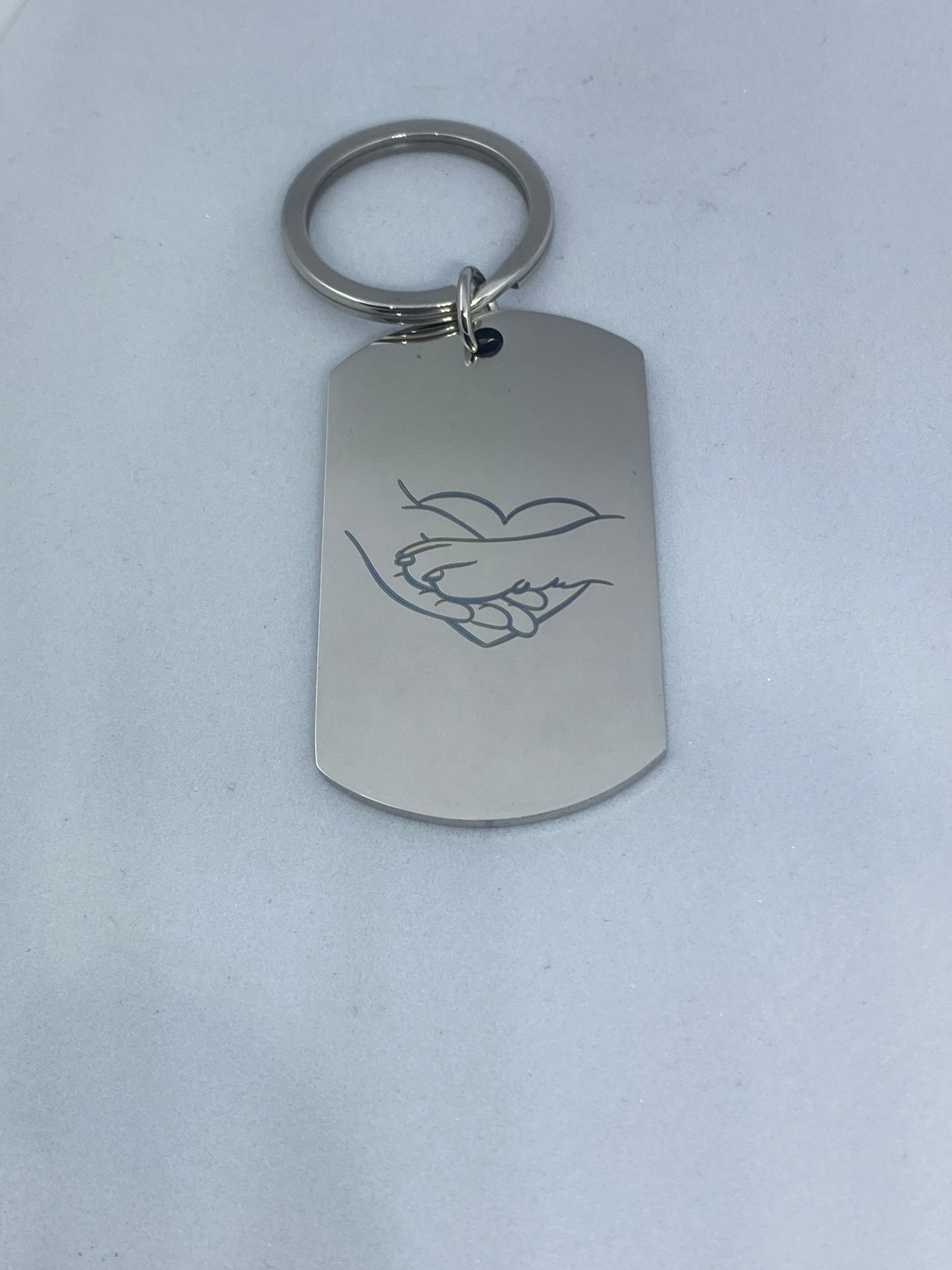 Engraved Pet Photo Memorial Keychain - Key Chains Personalisr Au