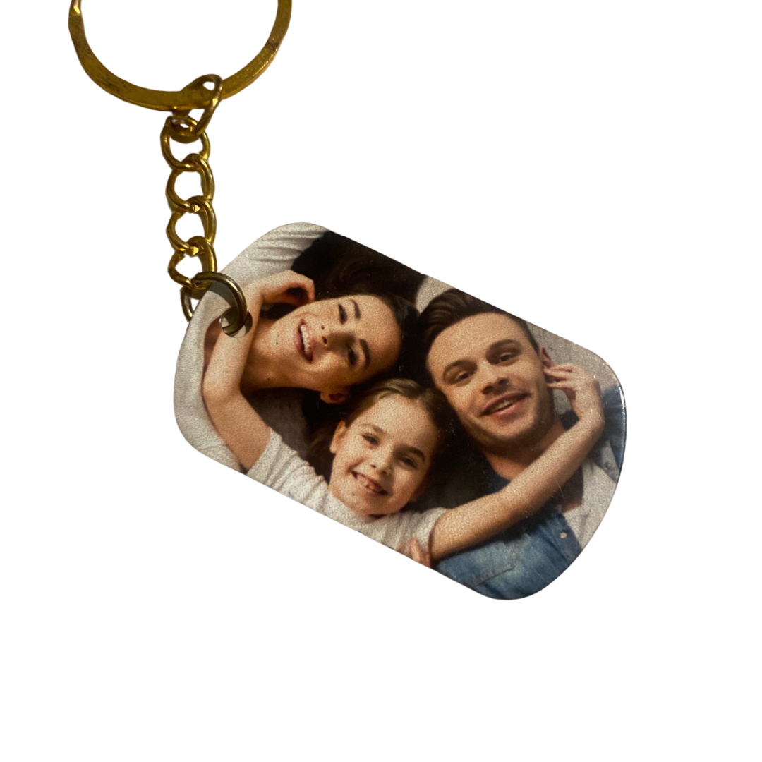 Custom Photo Key Tag – Double-Sided Personalised Tag
