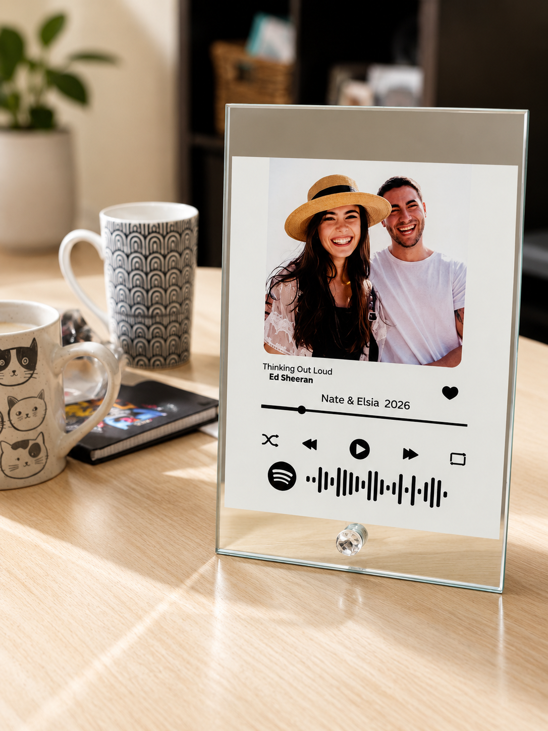 Personalised Spotify Code Plaque