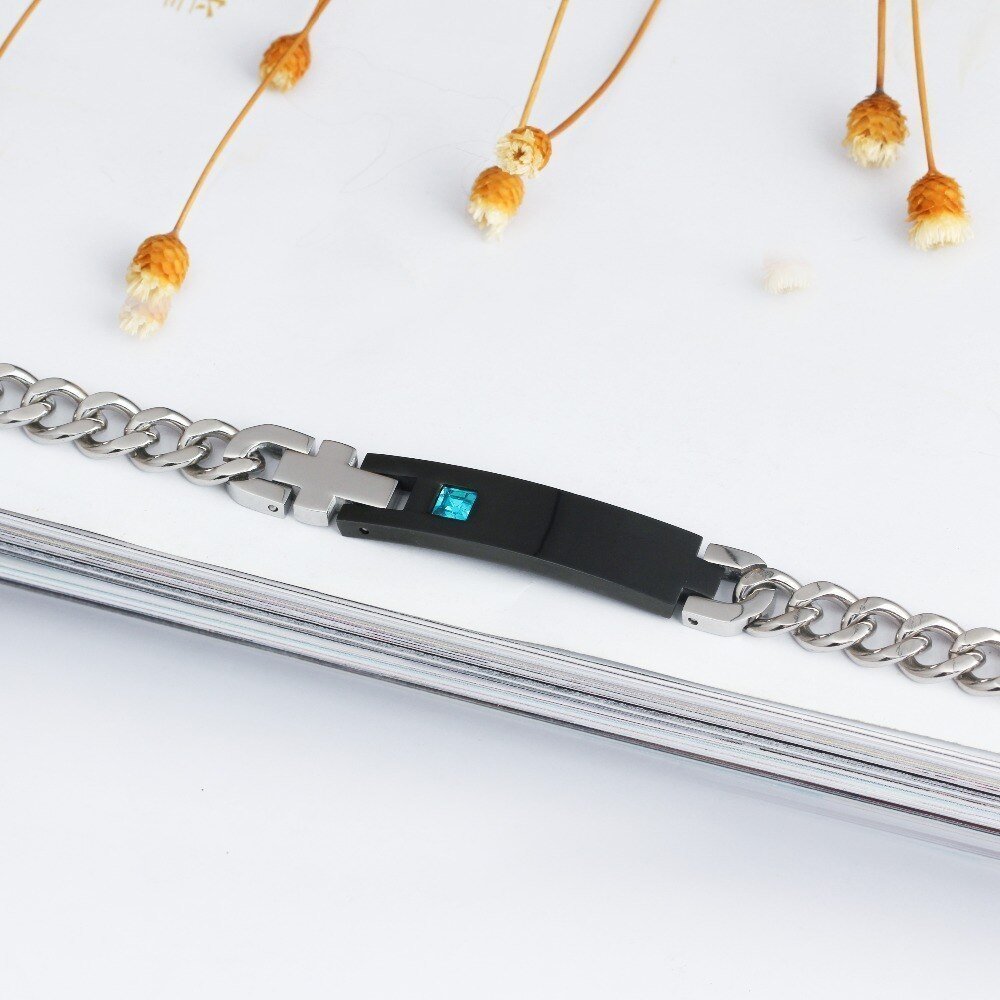 Personalised Couples Bracelets with Birthsone - 0 Personalisr Au