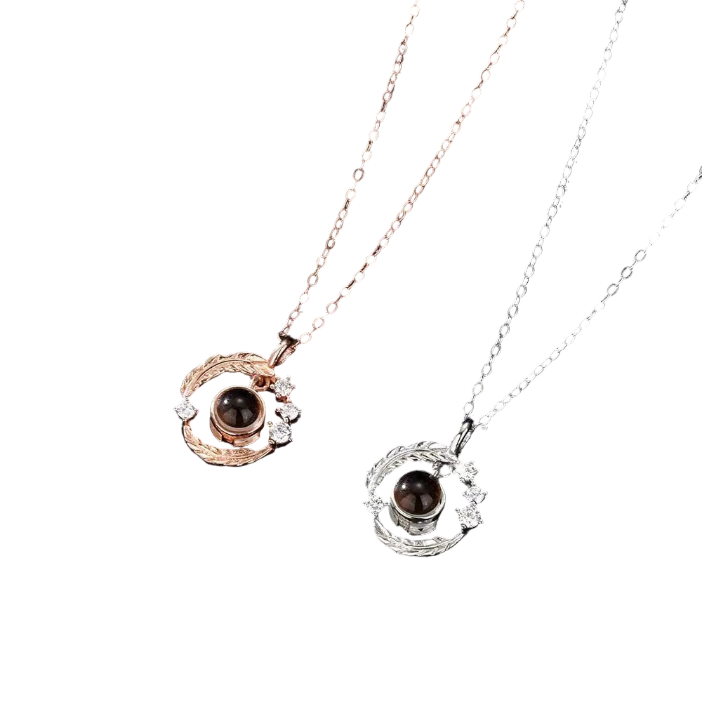 Personalised Necklace with Photo Projection Pendants - Photo Necklaces Personalisr Au