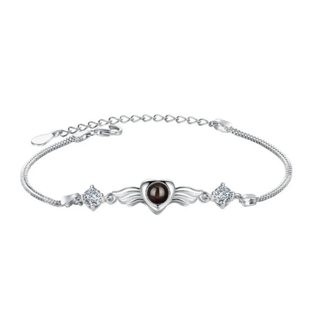 Personalised Silver Photo Bracelet Collection - Projection Charms