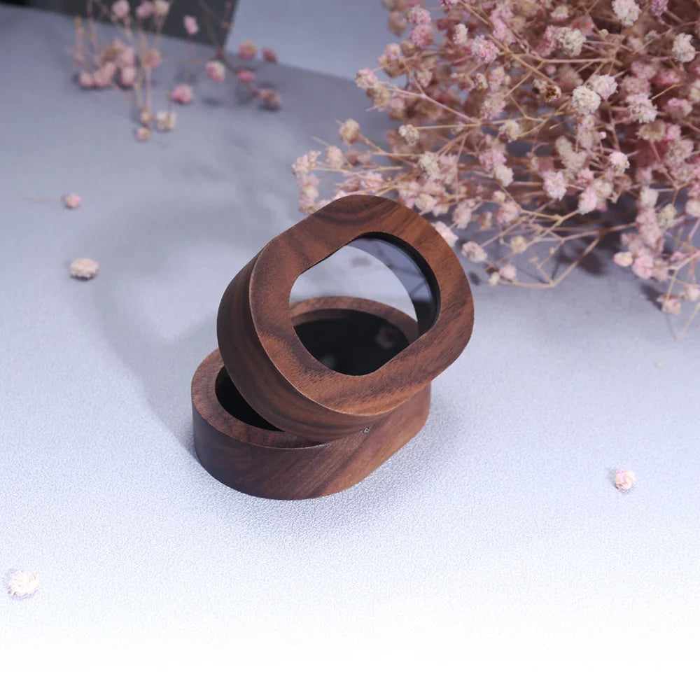 Custom Engraved Wooden Cufflink Box