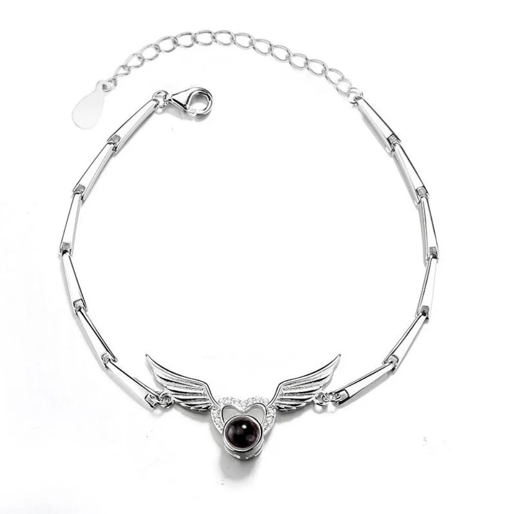 Personalised Silver Photo Bracelet Collection - Projection Charms