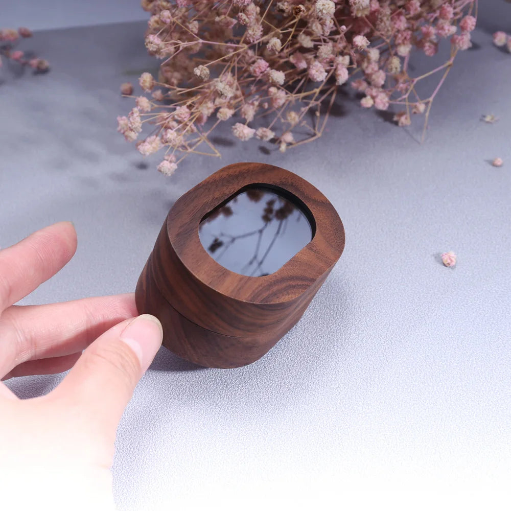 Custom Engraved Wooden Cufflink Box