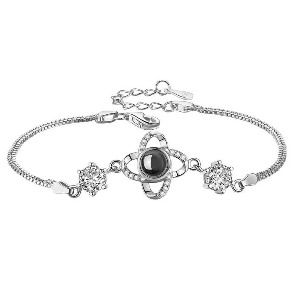 Personalised Silver Photo Bracelet Collection - Projection Charms