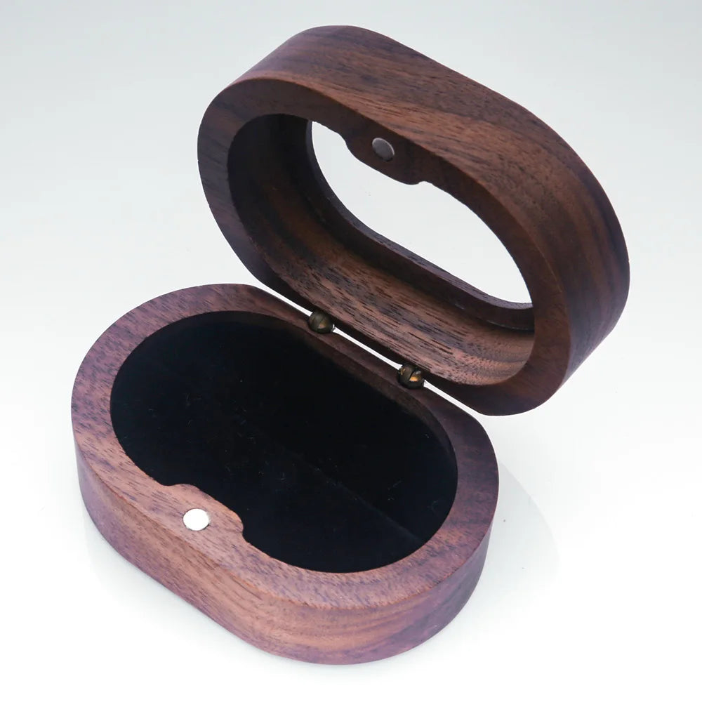 Custom Engraved Wooden Cufflink Box