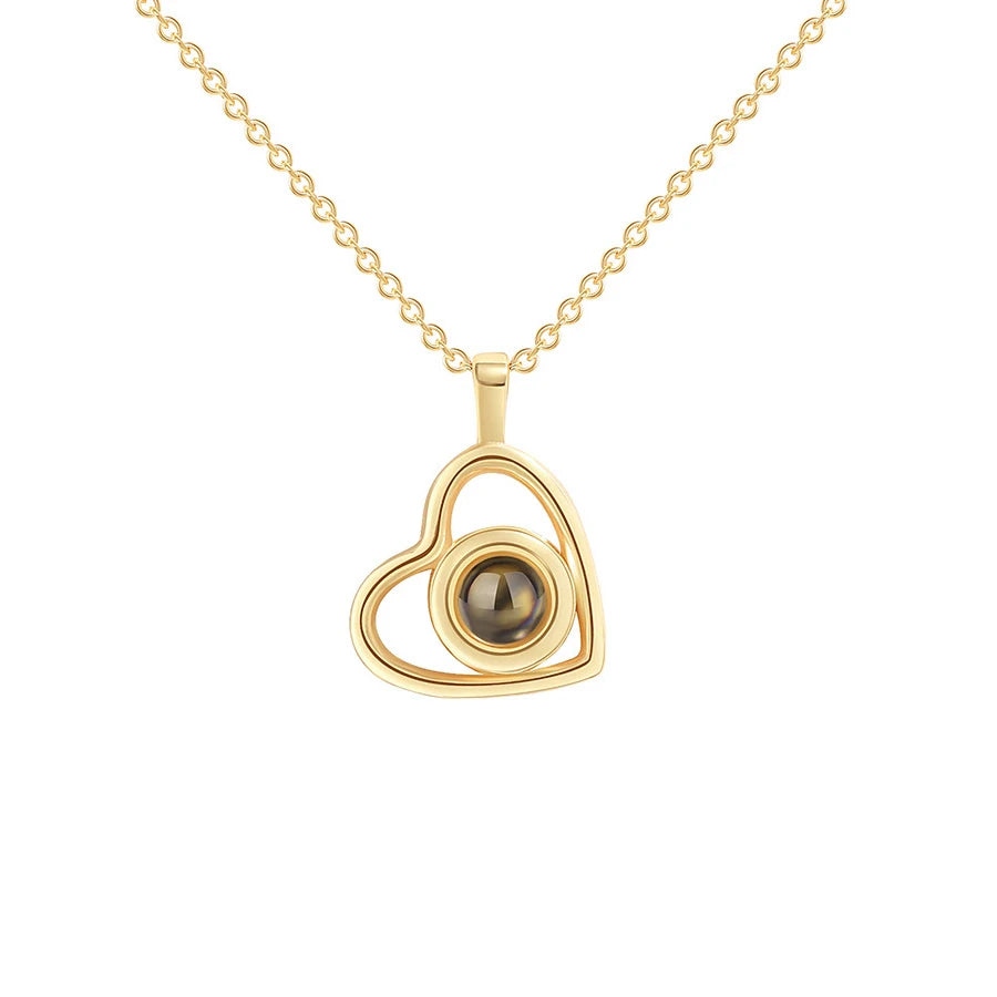 Personalised Necklace with Photo Projection Pendants - Photo Necklaces Personalisr Au