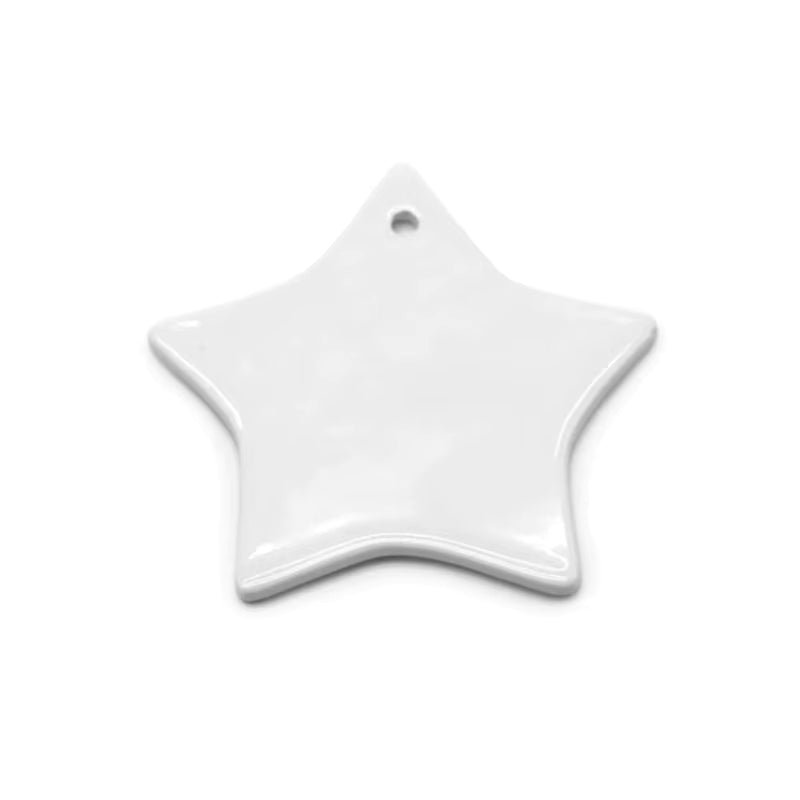 Your Custom Design Ornament – Personalised Photo or Message | Circle, Heart or Star