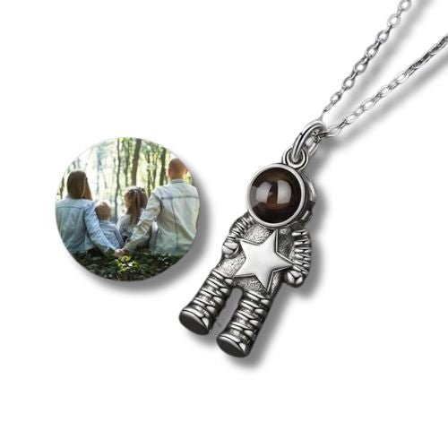 Space Cadets Photo Projection Necklace Set - Personalisr Au