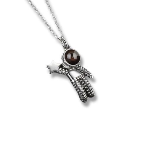 Space Cadets Photo Projection Necklace Set - Personalisr Au