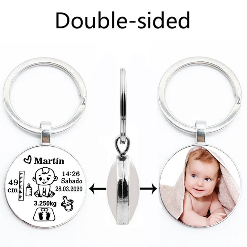 Baby Commemorative Custom Key Ring - Key Chains Personalisr Au