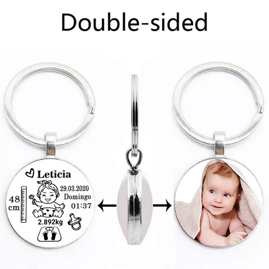 Baby Commemorative Custom Key Ring - Key Chains Personalisr Au