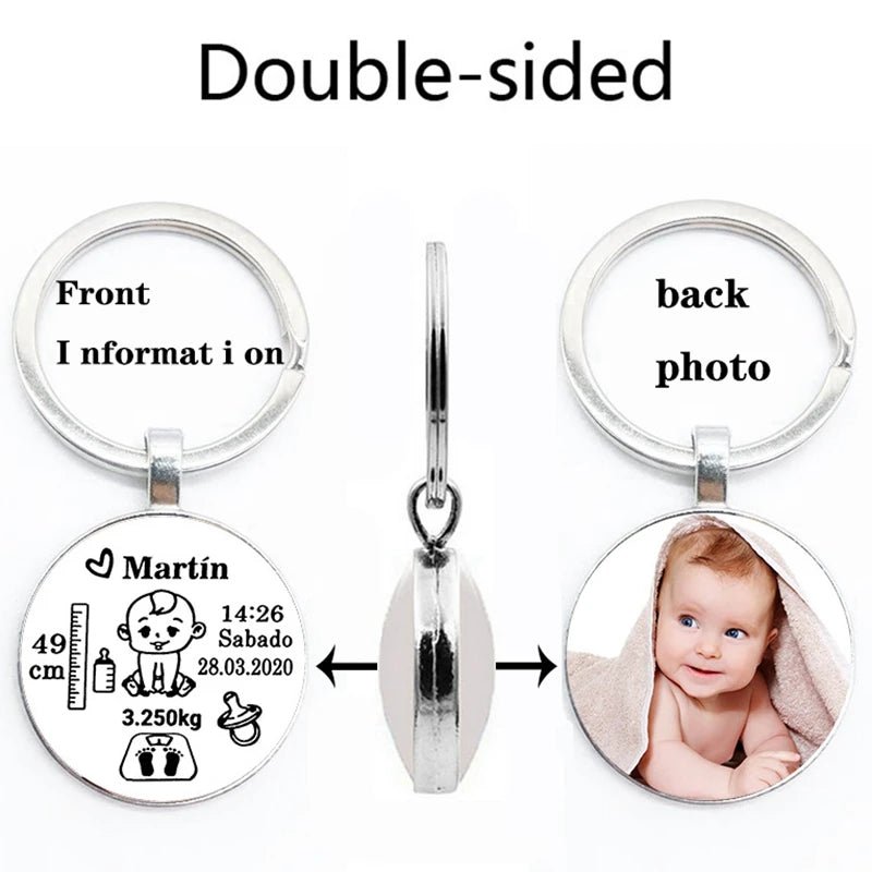Baby Commemorative Custom Key RingKey Chains