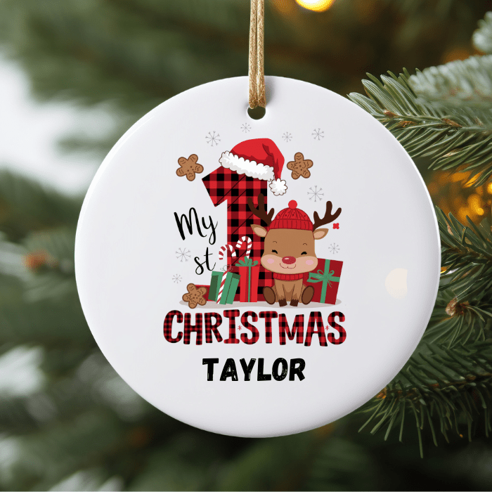 Baby’s First Christmas Personalized Ornaments - Christmas Ornaments Personalisr Au