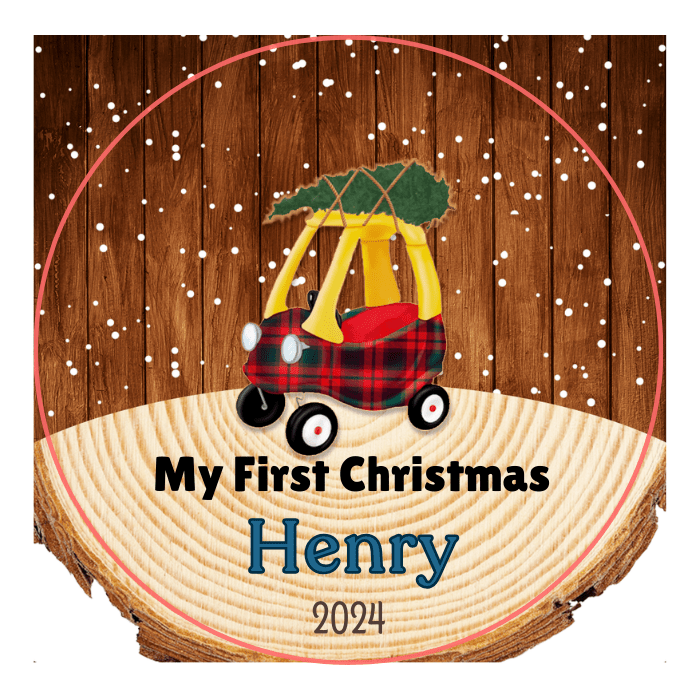 Baby’s First Christmas Personalised Ornaments