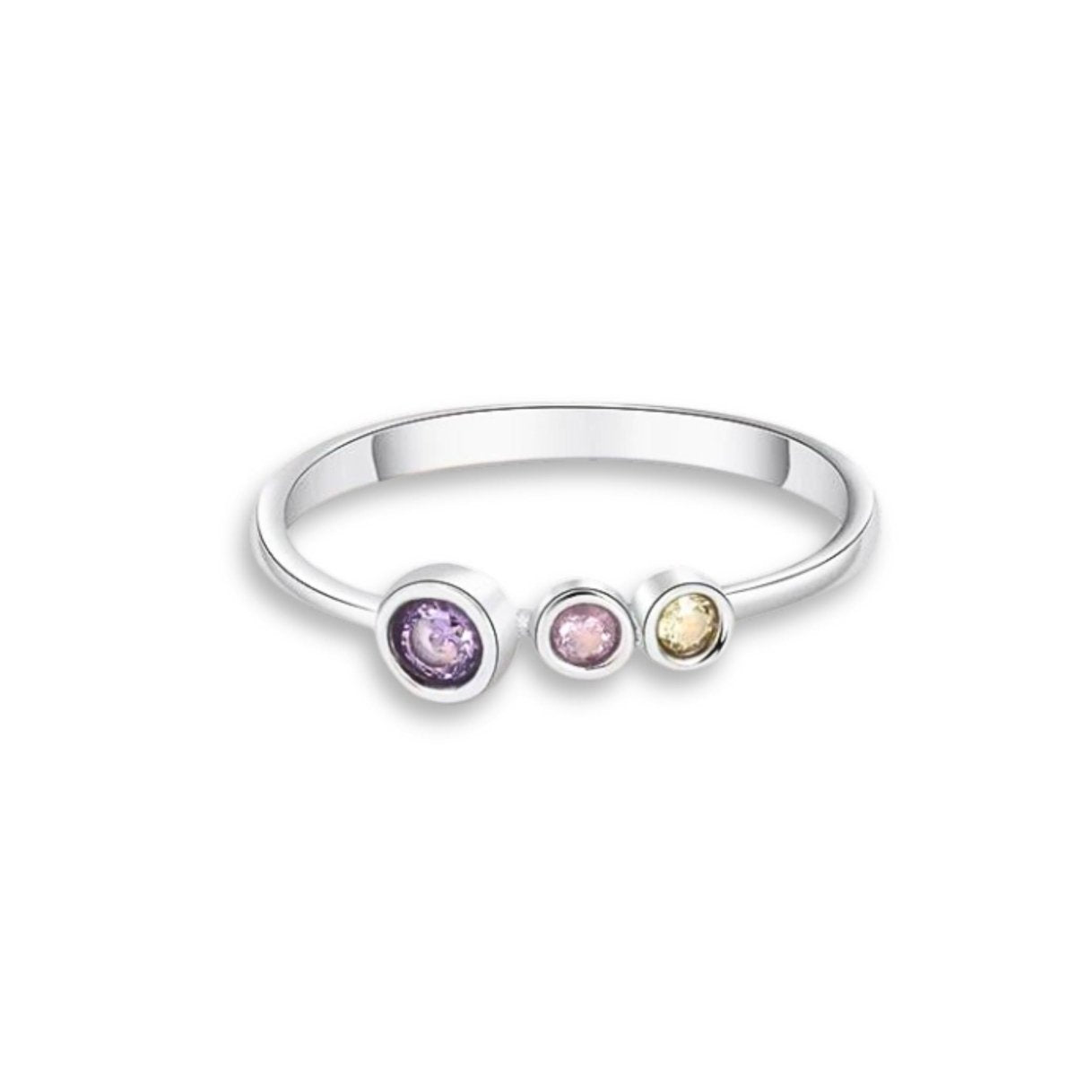 Celestial Bonds - Customisable Birthstone Ring - birthstone ring Personalisr Au