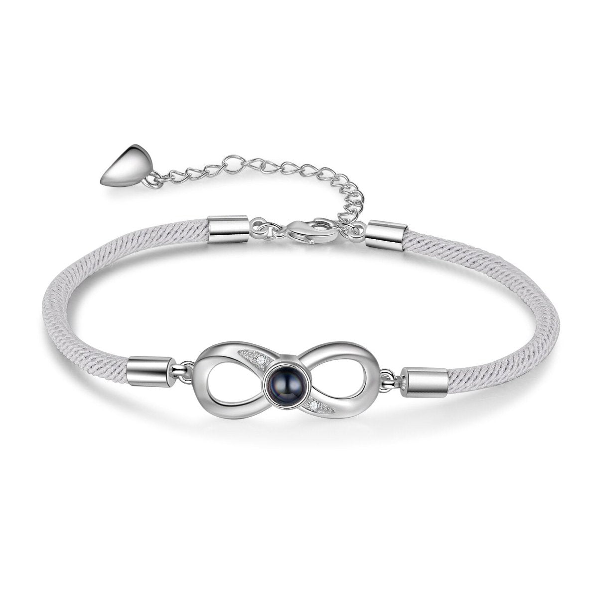 Photo Projection Infinity Matching Couples Bracelets - photo bracelets Personalisr Au