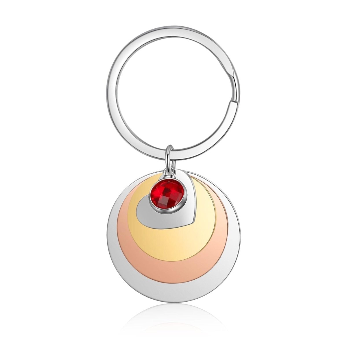 Custom 3 Disk Personalised Keychain - Personalisr Au