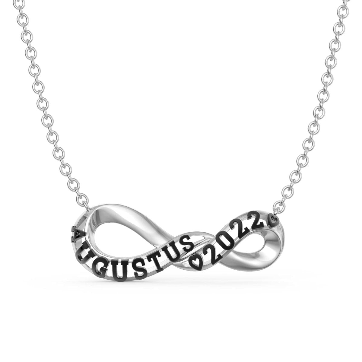Custom Infinity Couples Necklace - Apparel & Accessories Personalisr Au