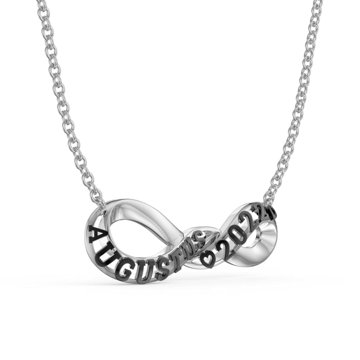 Custom Infinity Couples Necklace - Apparel & Accessories Personalisr Au