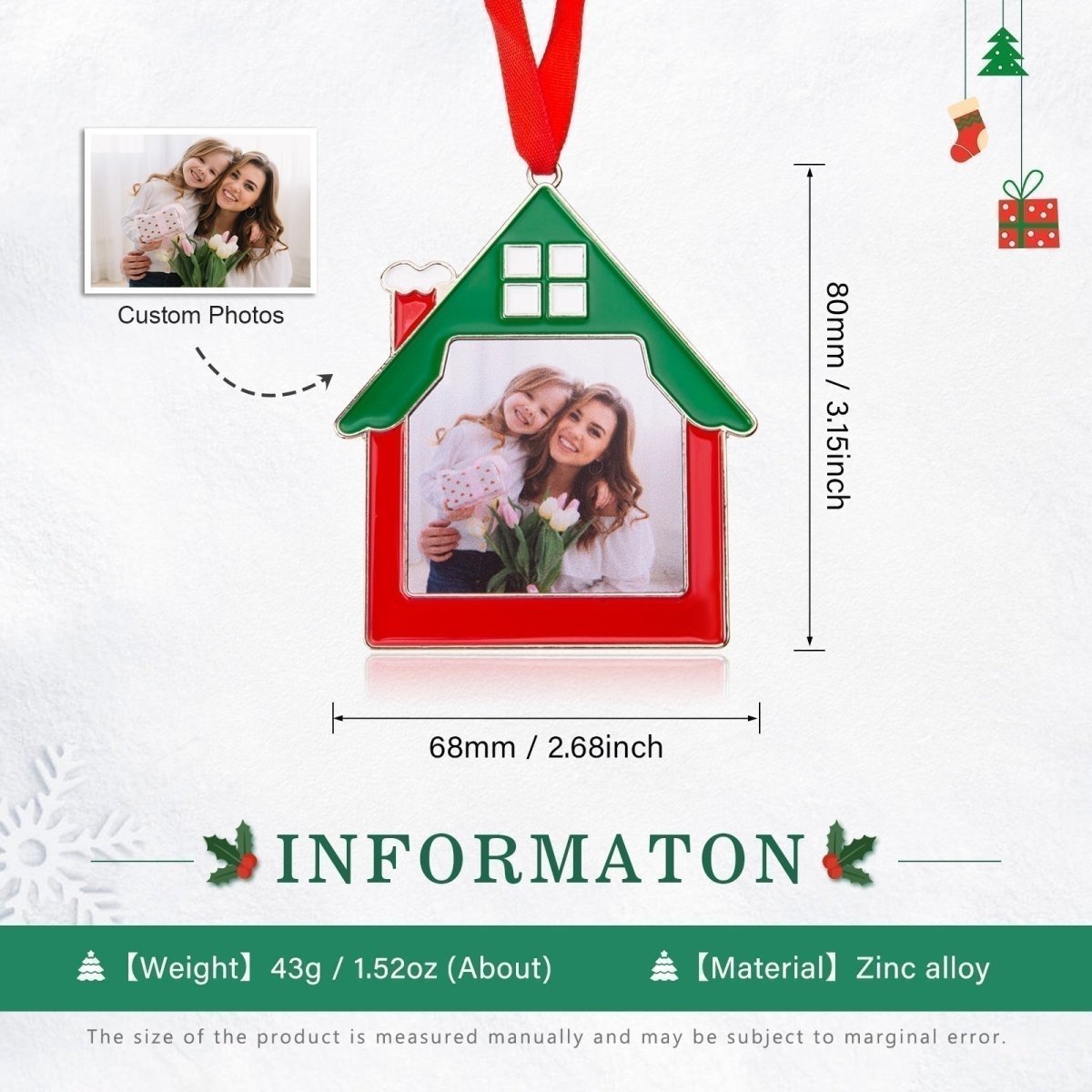 Custom Christmas Ornaments Australia2022 - 11,Christmas & New Year,Ornaments