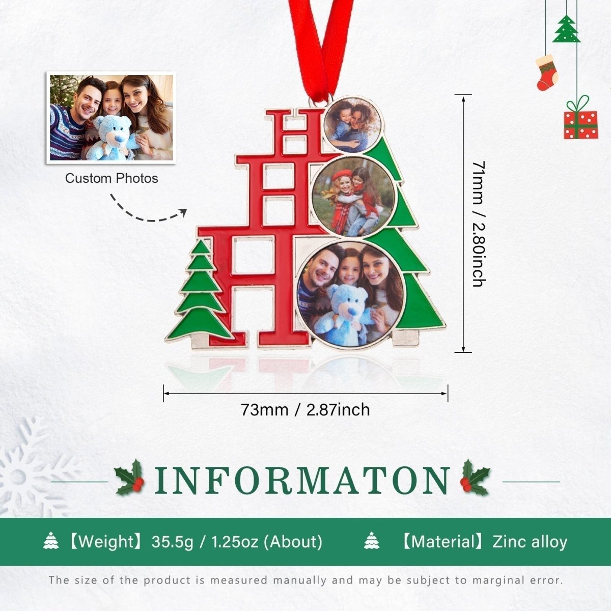 Custom Christmas Ornaments Australia2022 - 11,Christmas & New Year,Ornaments