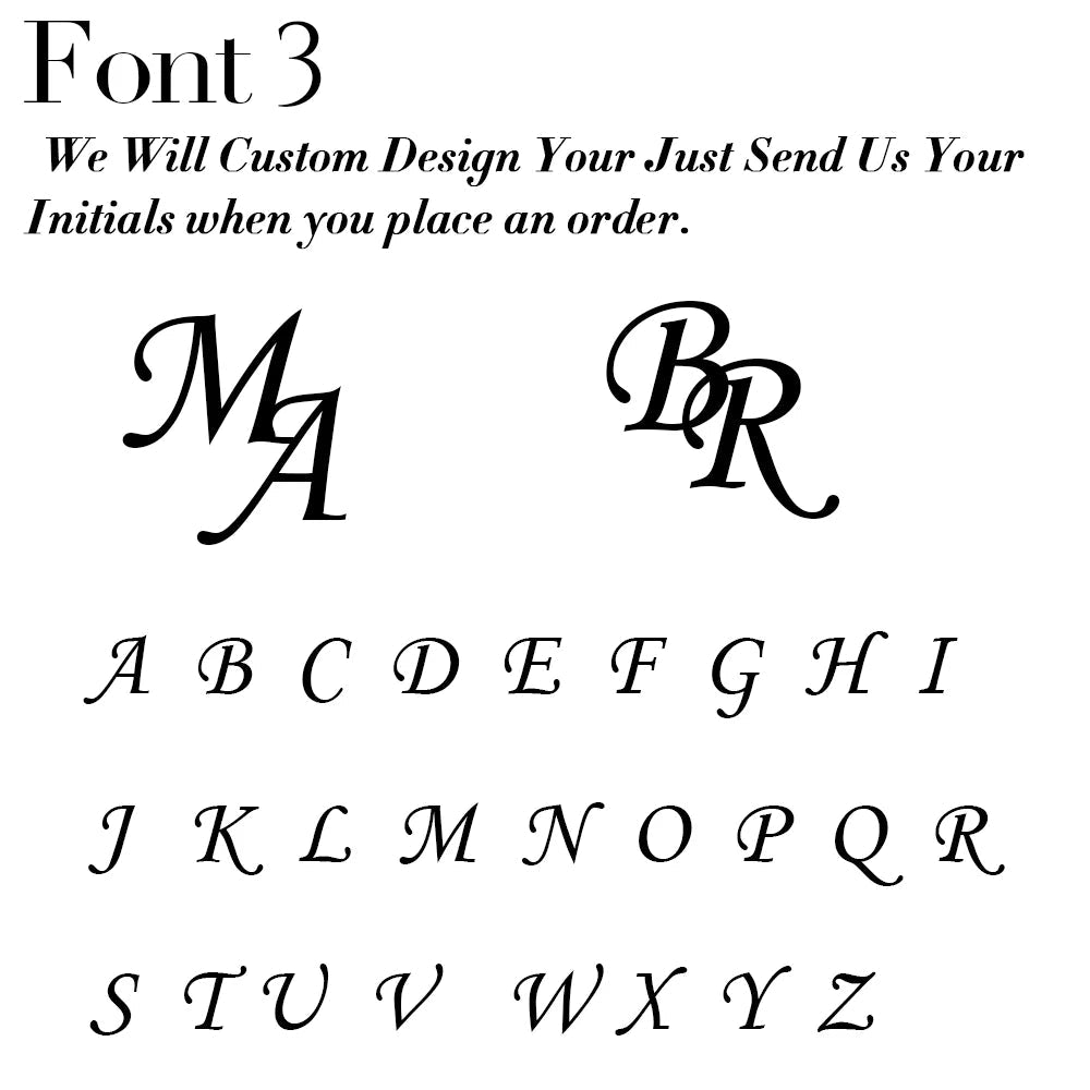 Custom Cufflinks in font 3