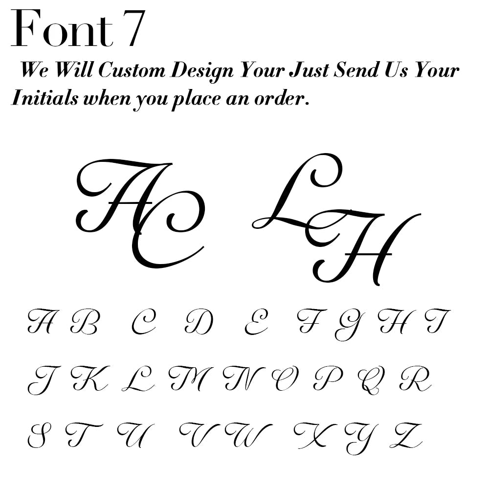 Custom Cufflinks in font 7