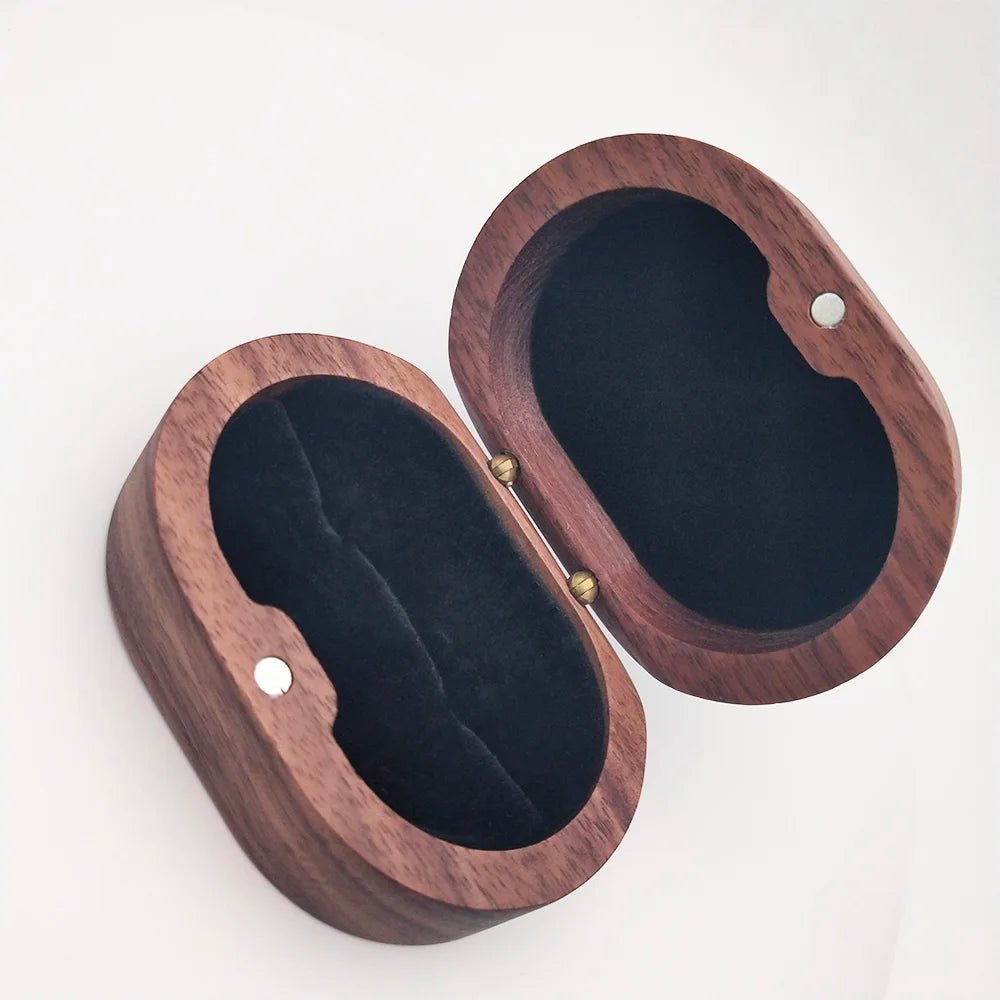 Custom Cufflinks in Oak Gift Box - Cufflinks Personalisr Au