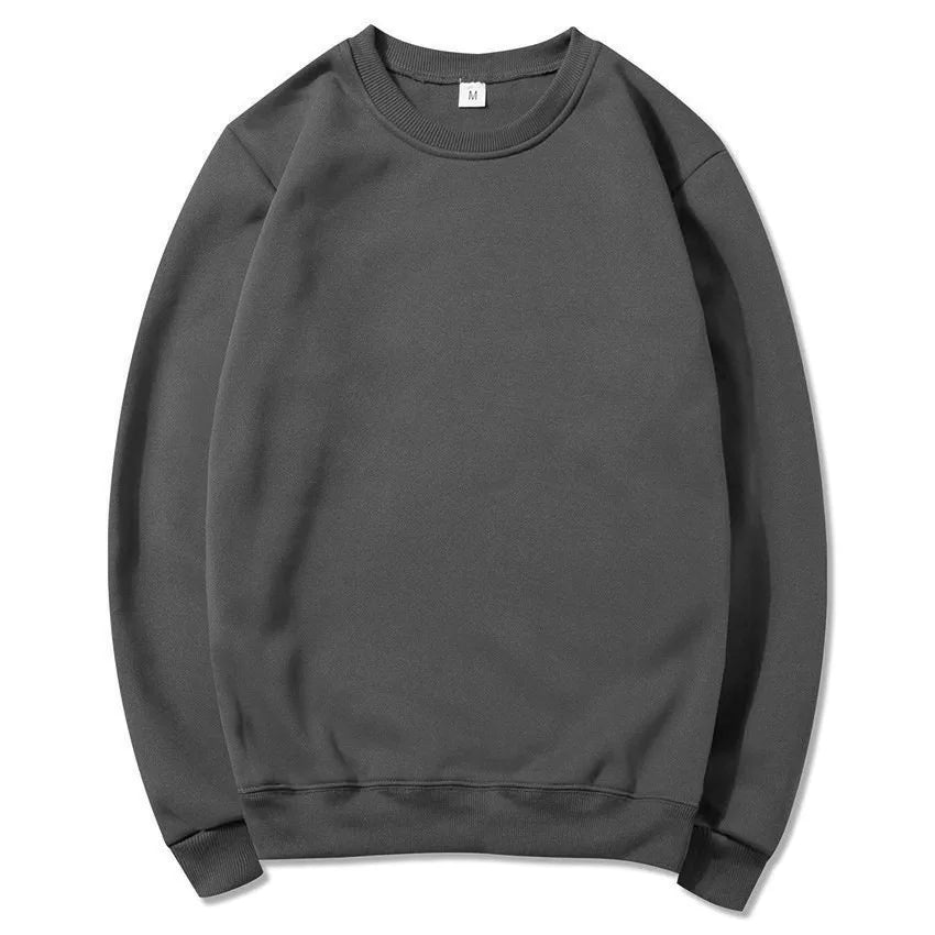 Custom Embroidered Photo Sweatshirt for Dadclothing grey