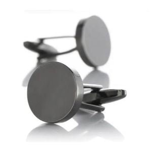 Custom Engraved Round Cufflinks - Cufflinks Personalisr Au