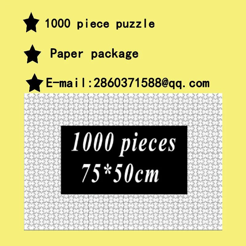 Custom Family Photo Personalised Wooden PuzzlePuzzle
