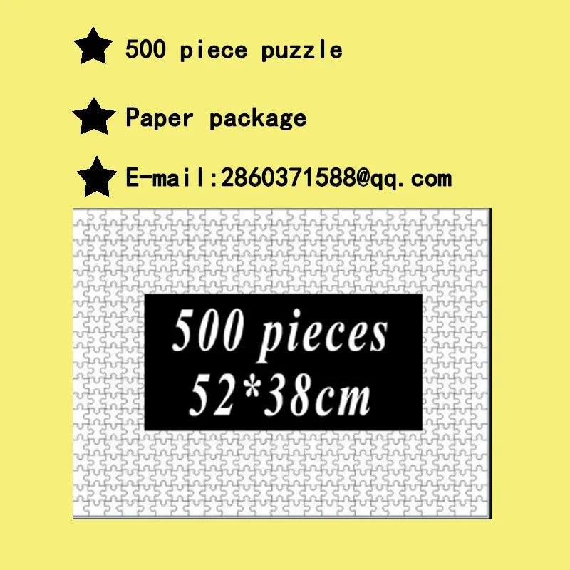 Custom Family Photo Personalised Wooden PuzzlePuzzle