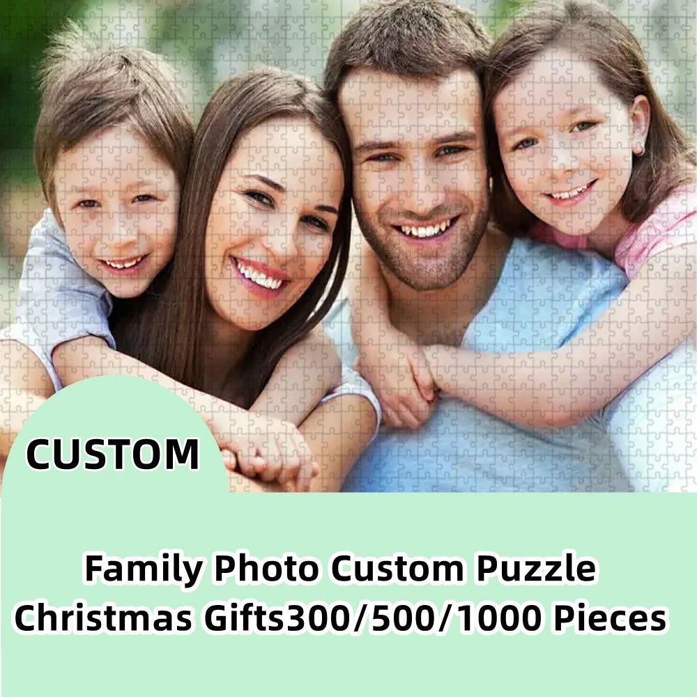 Custom Family Photo Personalised Wooden Puzzle - Puzzle Personalisr Au
