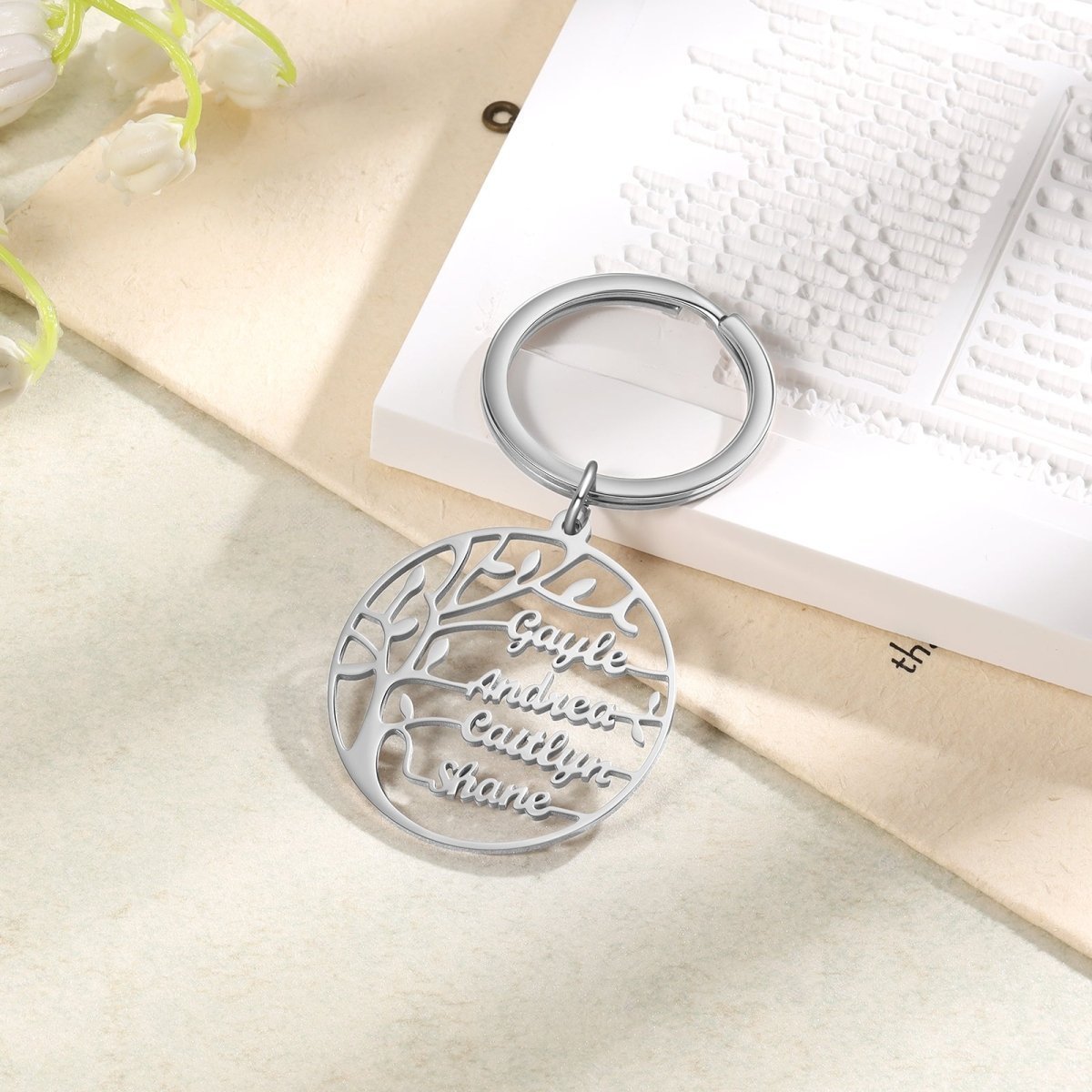 Custom Family Tree Keychain - 2022-08,Key Chains Personalisr Au