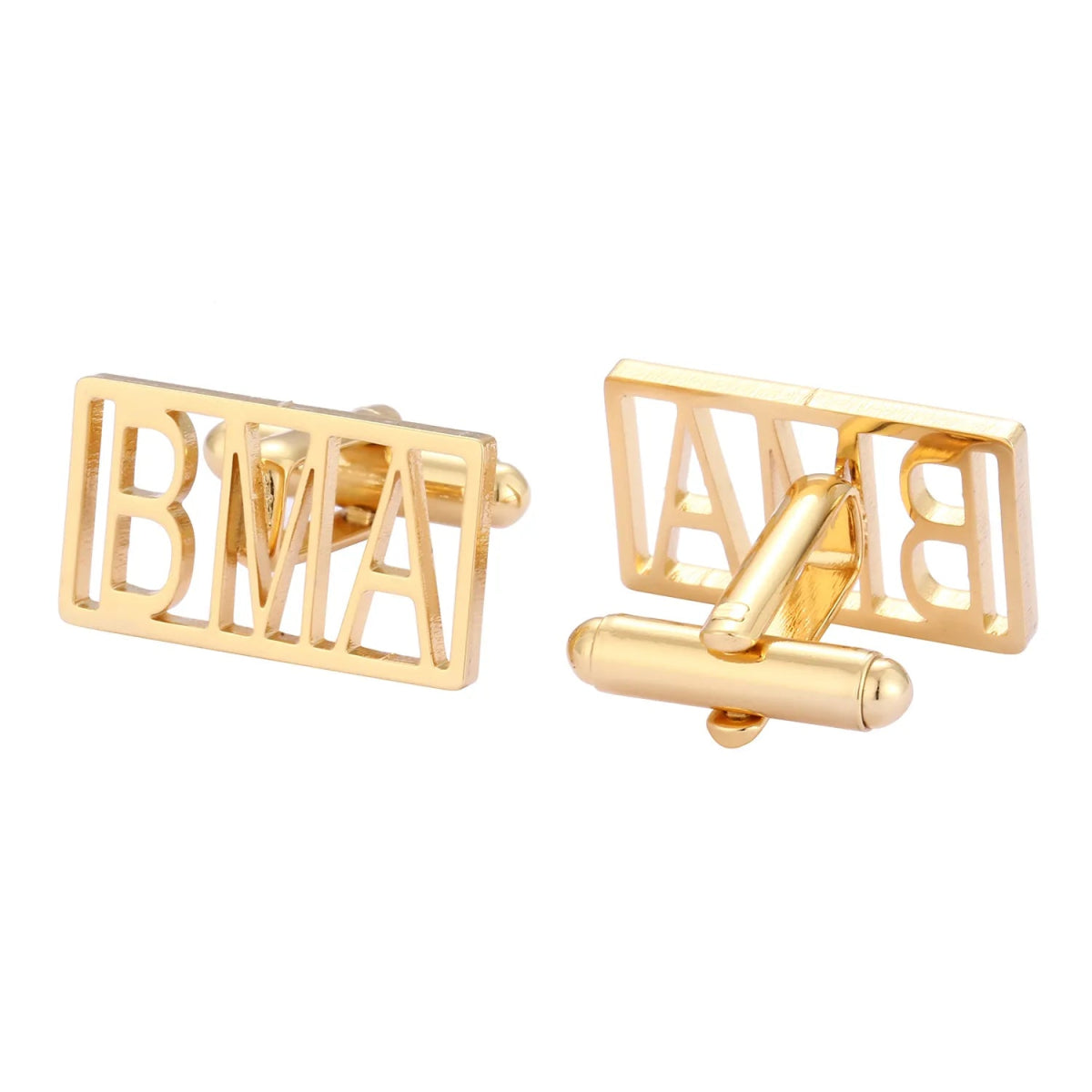 Custom Letter Cufflinks - Personalisr Au
