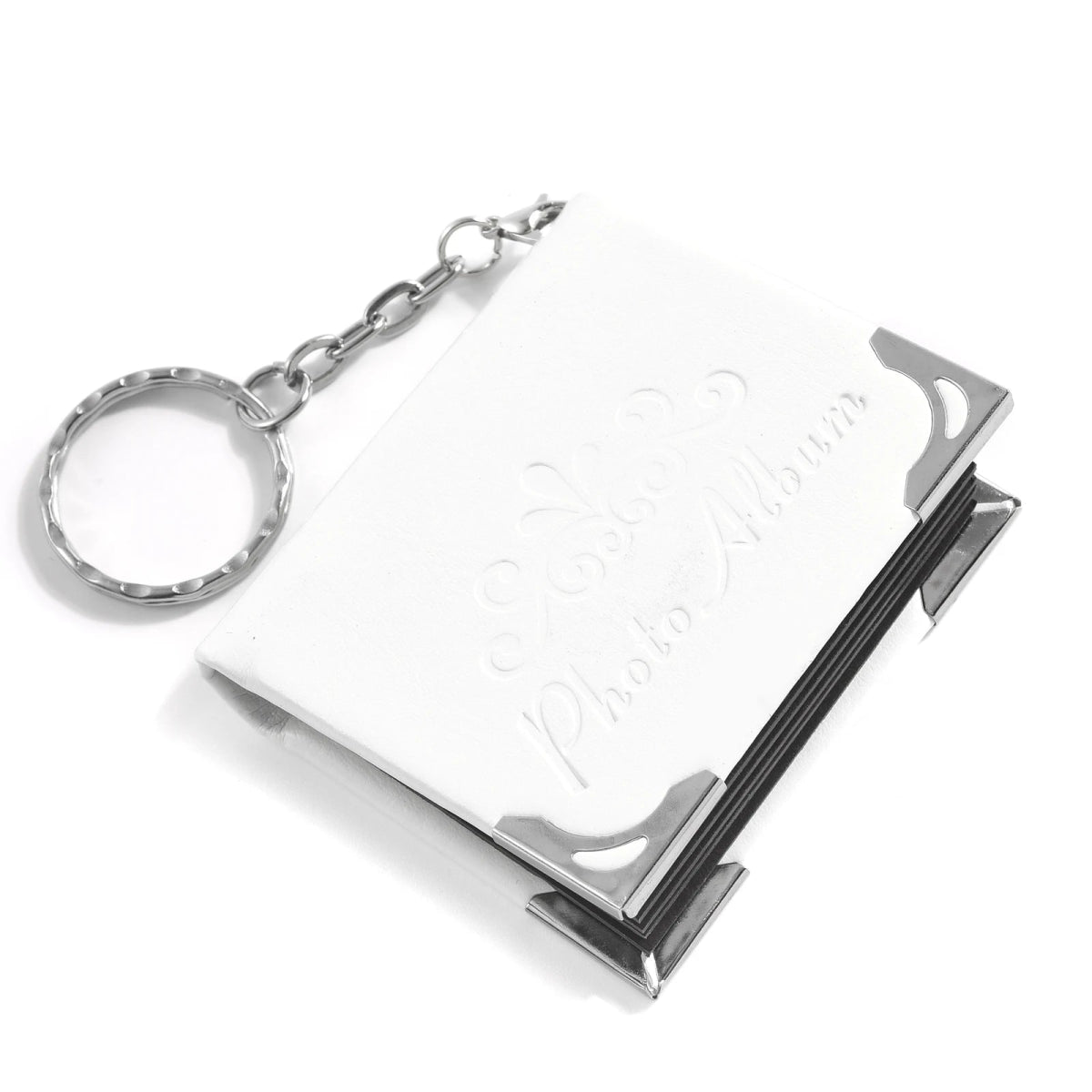 Custom Leather Photo Album Keychain