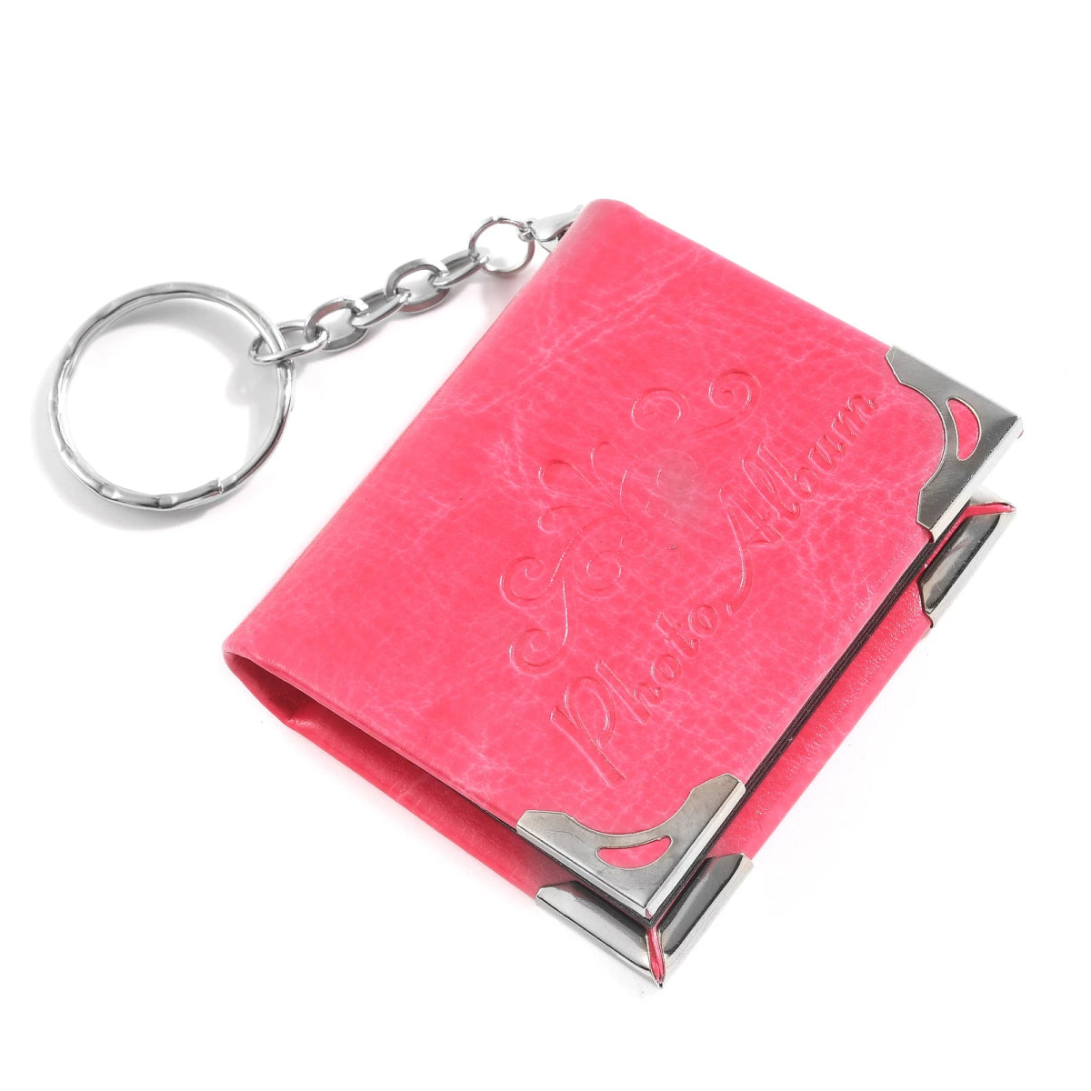 Custom Leather Photo Album Keychain