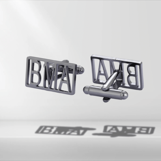 Custom Letter Cufflinks - Personalisr Au