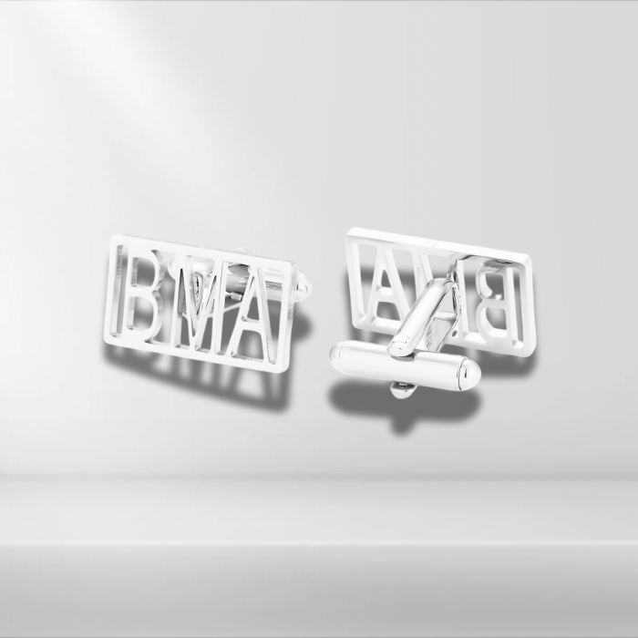 Custom Letter Cufflinks - Personalisr Au