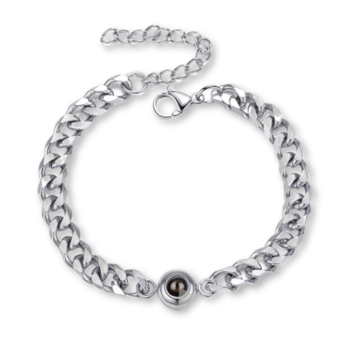Custom Mens Photo Projection Bracelets - Photo Bracelets Personalisr Au