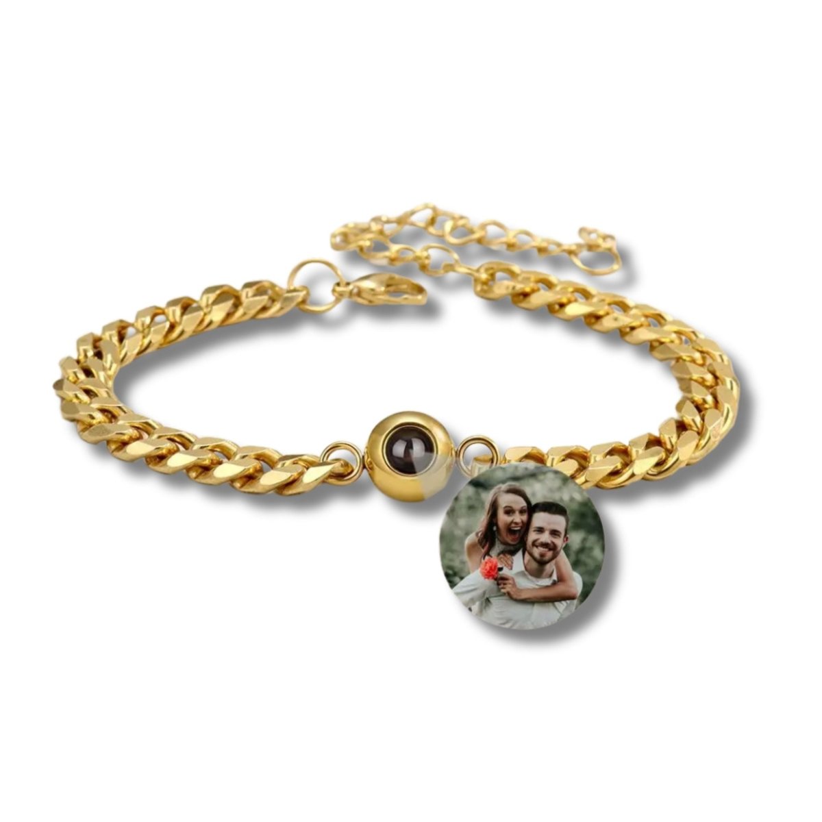 Custom Mens Photo Projection Bracelets - Photo Bracelets Personalisr Au