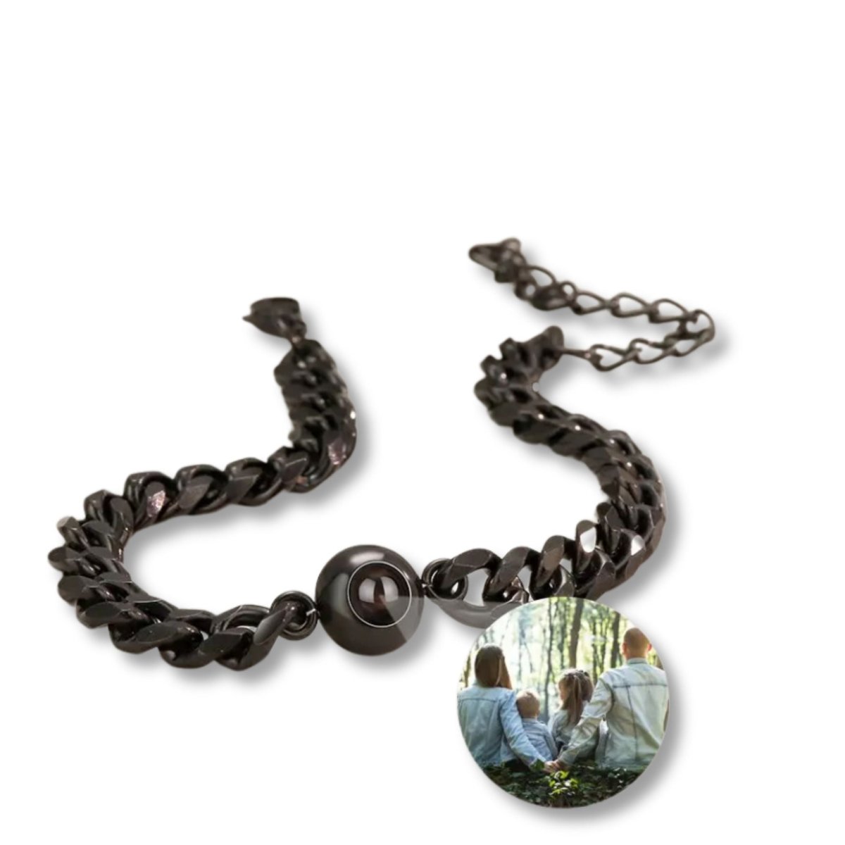 Custom Mens Photo Projection Bracelets - Photo Bracelets Personalisr Au