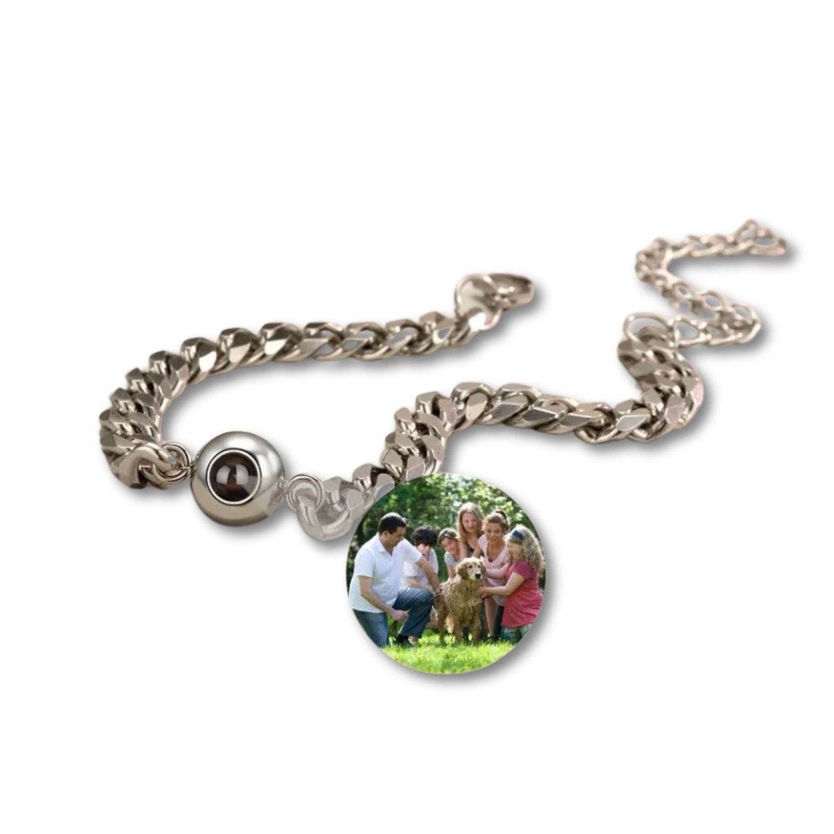 Custom Mens Photo Projection Bracelets - Photo Bracelets Personalisr Au